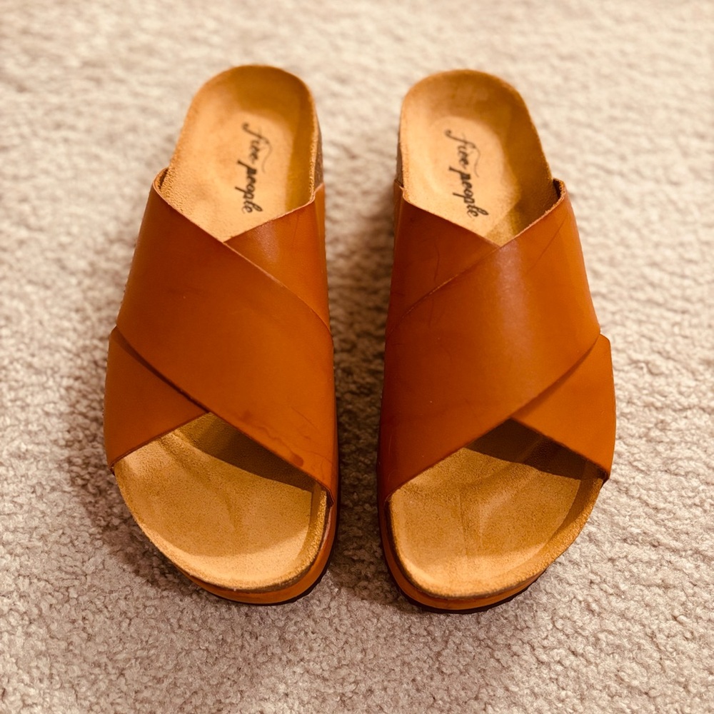 Free People Sideline’s Women’s Sandal BrownSize USA 10 US/EU 40 (NewWithoutBox)